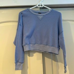 Art Class cropped thermal shirt